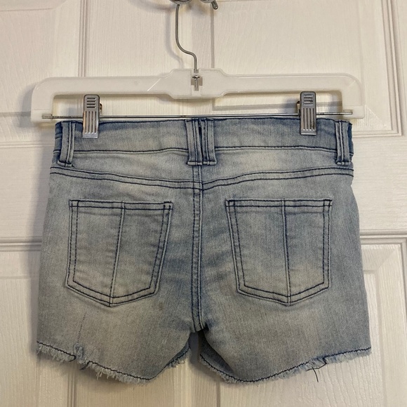 Cherokee Geometric Embroidered Blue Jean Shorts - Picture 2 of 5